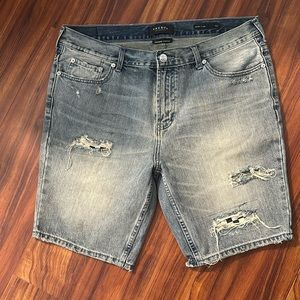 Men Pacsun skinny jeans shorts
